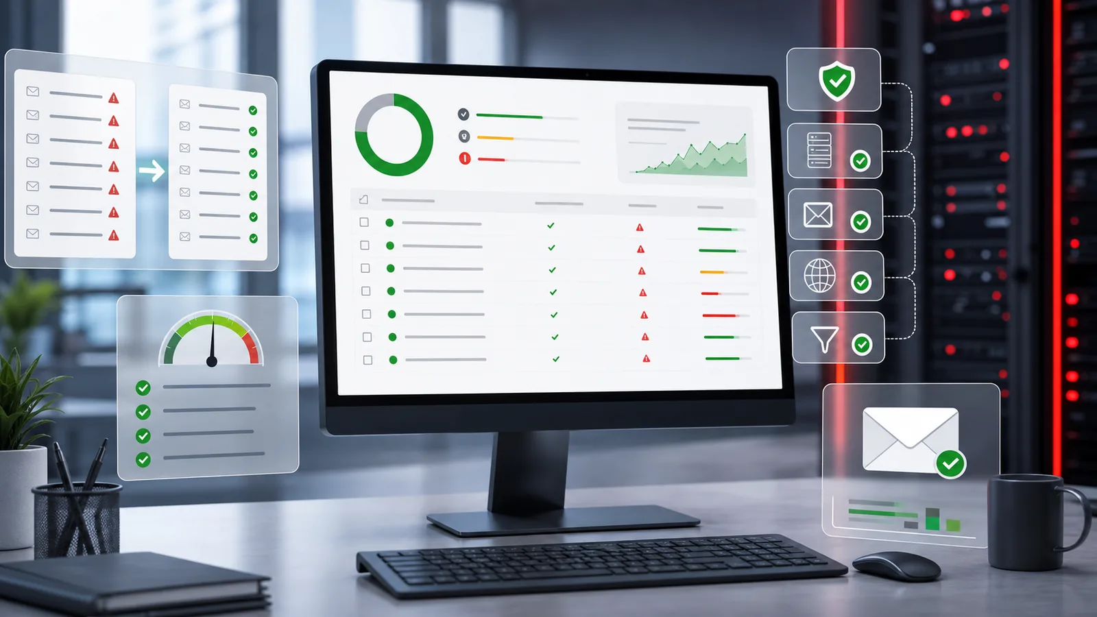 Email verification and sender risk review