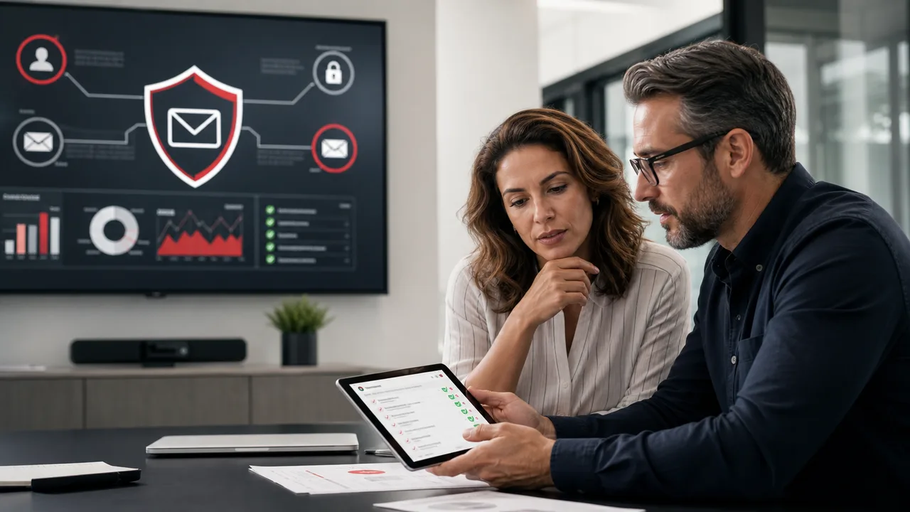 Email verification and sender risk review